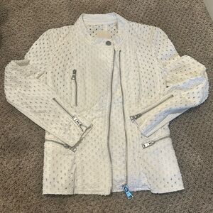 Rebecca Taylor peplum moto jacket